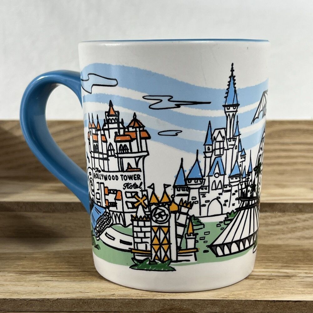Walt Disney - World  Skyline - Mug - Hollywood Tower Hotel  - Vintage